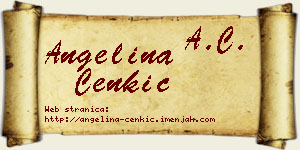 Angelina Cenkić vizit kartica